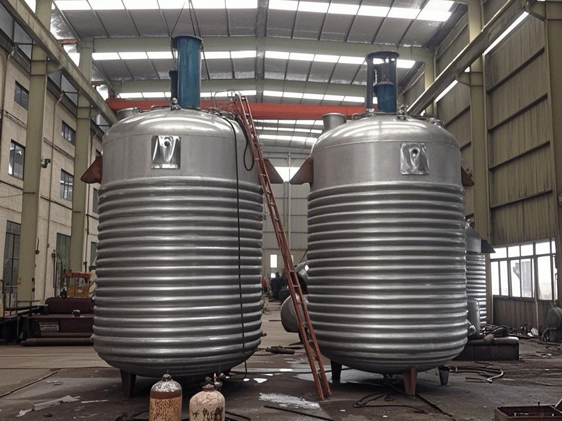 外盤半管加熱反應釜 內盤管加熱反應釜